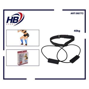 Ceinture de maintien lombaire noire 40 lb 6*11*1000MM – Accessoire d'entraînement - Product Image 3