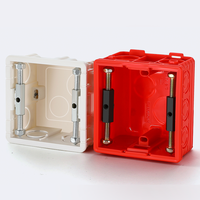 Réparateur de boîtier de prise multifonctionnel universel de type 86/118 avec tige de support, vis et clés