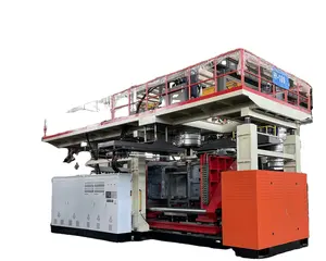 High Speed 1-6 Layers IBC Auto Blow Moulding Machine IBC Tote With External Steel Frame Auto Making Line Top Level Standard