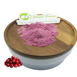 מפעל סיפק אבקת חמוציות עשיר proanthocyanidins וויטמין C לחיזוק חסינות מזונות ונוגדי חמצון - Product Image 1