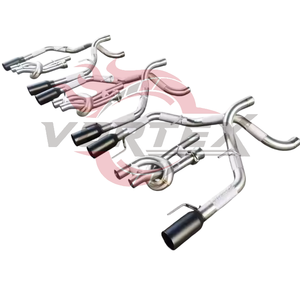 Échappement personnalisé d'usine Vortex Ford Raptor F150 en acier inoxydable, double sortie, conserve l'équipement d'origine du fabricant - Product Image 3