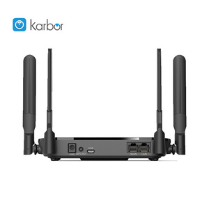 Karbor-Enrutador CPE con tarjeta SIM 4G, punto de acceso inalámbrico con 4G, 6G, <span class=keywords><strong>Wifi</strong></span>, 300Mbps, velocidad máxima de datos <span class=keywords><strong>LAN</strong></span>, funciones QoS y VPN para SOHO - Product Image 4
