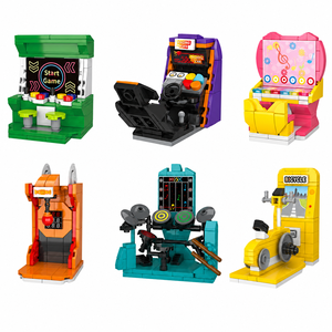 Console de <span class=keywords><strong>jeu</strong></span> miniature EPT, blocs de construction, 6 styles, machine d'arcade rétro, jouet <span class=keywords><strong>en</strong></span> micro briques, objet de collection, cadeau DIY pour enfants - Product Image 2