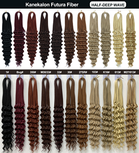 Trenzas de Ganchillo Onduladas de Color <span class=keywords><strong>Rubio</strong></span>, Diferentes Estilos, Sin Enredos ni Caída, Cabello para Trenzar de Ganchillo - Product Image 5