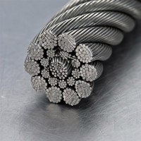 Câble en acier tressé flexible avec manchon métallique pressé pour la traction d'ascenseurs et les lignes de levage