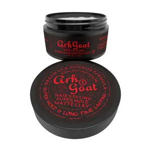 Private Label Edge Control Strong Hold Matte Finish Hair Styling Wax Men Matte Hair Clay Hair Paste