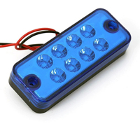 Nouvelle lampe latérale universelle 24V 8 LED pour camion, semi-remorque et poids lourd