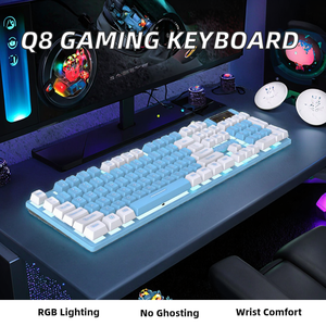 Color Blocking Q8 Mechanical Gaming <strong>Keyboard</strong> with 3-Keys Anti-Ghosting Wired <strong>Computer</strong> Mouse and <strong>Keyboard</strong> Set - Product Image 2