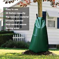 TAK Sacs à eau réutilisables de 15 gallons à libération lente pour arbres Sacs d'irrigation goutte à goutte en PVC de qualité supérieure Sacs d'arrosage pour arbres