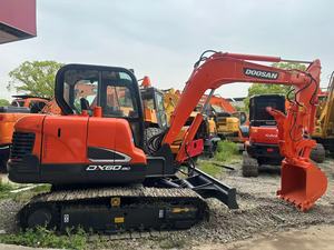 6 Ton Digger Doosan DX60-9C with Yanmar Engine Used Doosan DX60-9C for Sale <b>Small</b> Excavator Doosan Dh60 dx150 - Product Image 2