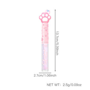 Gloss à lèvres brillant et chatoyant pour chatons, gloss à lèvres végétarien hydratant, brillant - Product Image 4