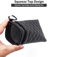 Sac de rangement pour lunettes de soleil en cuir PU haut de gamme Nouveau boîtier double couche Portable équipé pour lunettes de soleil
