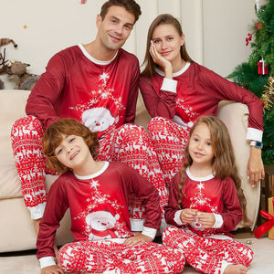 PASUXI Set di pigiami <span class=keywords><strong>natalizi</strong></span> 2025 stampa moda <span class=keywords><strong>donna</strong></span> <span class=keywords><strong>abiti</strong></span> abbinati <span class=keywords><strong>abiti</strong></span> da notte <span class=keywords><strong>donna</strong></span> - Product Image 3