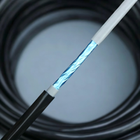 Cable de Red Kneysum CAT5E CCA FTP de 8 Conductores, Par Trenzado Sólido, Resistente a Interferencias, para Exteriores, Gran Venta