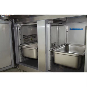 Energie effizienter 2-türiger Unterbau kühlschrank-Edelstahl-Einbau griff Café Kiosk Verwendung - Product Image 4