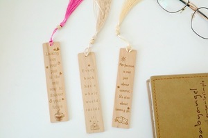 Custom Multi-Color Tassel <b>Bookmarks</b> with Laser Engraving Business <b>Gifts</b> for Celebration Activities Promotional <b>Bookmark</b> - Product Image 3