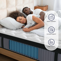 12 14 Zoll ortho pä discher Schaum Kunden spezifische Matratze Full King Size Roll Up Gel Memory Foam Gute Qualität Box Spring Matratze