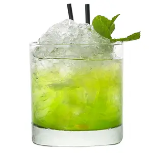 Logo personalizzato senza piombo Whisky Rock bicchiere da Cocktail con Design classico trasparente per feste Bar e uso di vino
