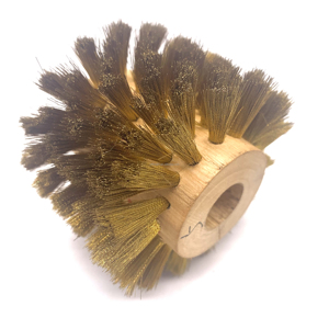 Custom Industrial Brass Polishing Wheel <strong>Brush</strong> with 1.8cm Bristles OEM/ODM Available - Product Image 5