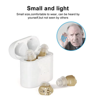 Great-Ears Fournitures de Soins de Santé Mini Amplificateur Sonore ITE Aide Auditive Rechargeable pour Personnes Smart Health