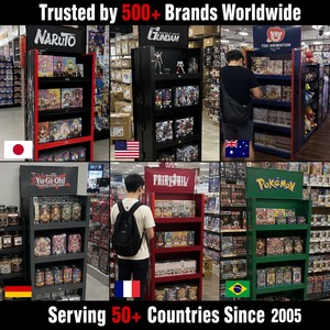 Présentoir rotatif métallique démontable Apache à 4 voies et 4 niveaux <span class=keywords><strong>pour</strong></span> figurines et merchandising d'anime, idéal <span class=keywords><strong>pour</strong></span> les boutiques de mangas, vente au détail, OEM, ODM - Product Image 6