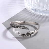Bracelet chaîne et maillons FY-SL51 en argent sterling 925, ailes de démon, tendance, luxe léger, simple, élégant, cadeau pour femme