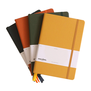 Vente en gros bon marché Agenda pour étudiants en cuir PU à couverture rigide avec bande élastique Fournitures scolaires de poche - Product Image 1