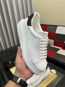 รองเท้าผ้าใบ Alexander Plaid Pattern Retro Chunky Platform หนังแท้ทั้งส่วนบนและพื้นรองเท้า น้ำหนักเบา สวมใส่สบาย Mc.Queen Alexander - Product Image 3