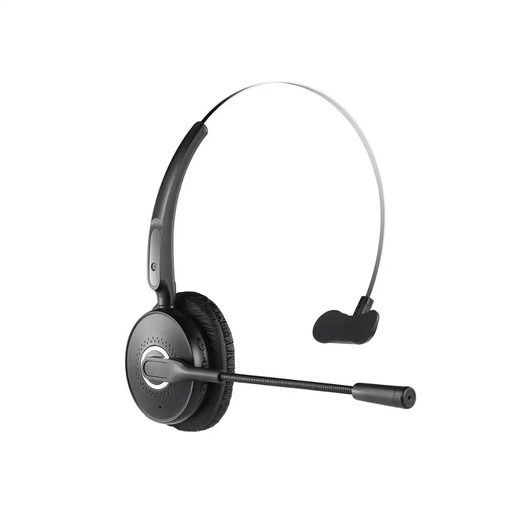 GlobalCrown A6 Truck Driver Noise Reduction 15H Wireless Headset with Microphone for Call Center
