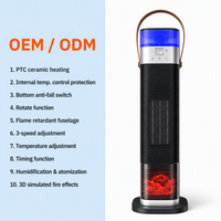 2000W PTC Slimme Ruimteverwarmer met Afstandsbediening, Snelle Verwarming, Draagbare Elektrische Verwarming met Ventilatie voor Thuisgebruik, OEM Logo