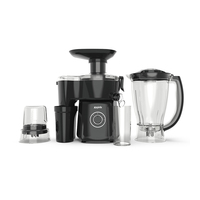 Kajafa-Mixeur de table électrique multifonctionnel 400W avec extracteur de jus et trancheuse déchiqueteuse