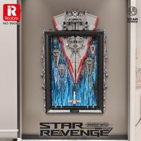 Zhenzhuan 99007 Interstellar Art - Juego de Bloques de Construcción de Aviones 3D de Plástico, Juguete Educativo para Niños, Más de 800 Piezas, Funciona con Batería