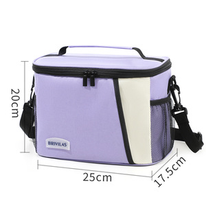 Sacs Isothermes Carrés en Tissu Imperméable et Isolation Interne pour Déjeuner Isolé <span class=keywords><strong>Femme</strong></span> Homme - Product Image 5