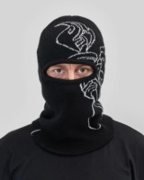 Balaclava en tricot jacquard pour l'hiver et l'automne, ski et snowboard, masque unisexe de créateur, masque facial de fabrication personnalisée pour l'extérieur