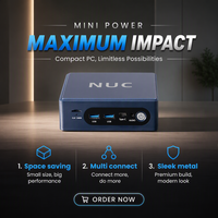Nuevo PC de Formato Pequeño Intel N150 de Alto Rendimiento, 32 GB de RAM, 512 GB SSD, USB 3.2, LAN Gigabit, Win11 Pro, Juegos 4K, Oficina en Casa