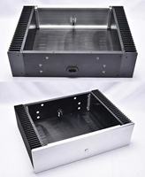 Boîtier d'équipement électronique ventilé en alliage d'aluminium 6061-T6, usiné CNC, haute précision, taille personnalisée, dissipation thermique