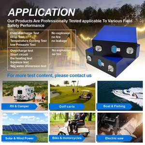 بطارية خلية Lifepo4 V3 بجهد 280 أمبير/ساعة بطارية ليثيوم v Lf k Forklift بطارية نظام تخزين الطاقة الشمسية - Product Image 6