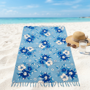 Ropa Iyara Unisex, Ropa Deportiva Boho, Pareo de Playa con Estampado Floral, 100% Rayón, Secado Rápido, Transpirable, Pareo de Playa, Lavalava - Product Image 4