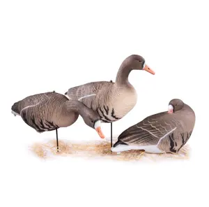 Outdoor Garden Decoration Decoy Geese Plastic Specklebelly Goose Decoys For Garden Hunting