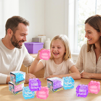 Cubo Antiestrés de Alta Densidad, Juguetes Sensoriales de Vaselina para Niños y Adultos, Recuerdos para Fiestas
