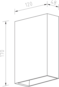 PW1704 nuovo 2025 PC materiale illuminazione della parete Led lampada da parete <span class=keywords><strong>per</strong></span> la costruzione di esterni lampada da parete esterna - Product Image 6