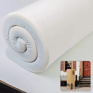 Làm mát Gel Bộ nhớ bọt Nệm <span class=keywords><strong>Topper</strong></span> mật độ cao bọt có thể gập lại vua nữ hoàng Kích thước giường nệm <span class=keywords><strong>Topper</strong></span> - Product Image 2