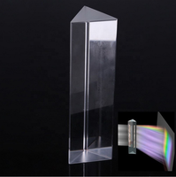 Prisme triangulaire arc-en-ciel Prisma cristal verre photographique Prisme couleur prismes physique expérience de lumière pour enfants