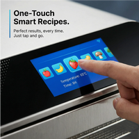 Déshydrateur alimentaire électrique professionnel 12 plateaux en acier inoxydable 800W avec écran tactile, contrôle 90°C, minuterie 24h et cycle 360h
