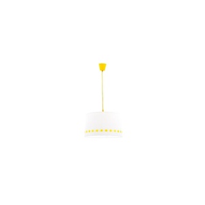 Lampadario giallo 1xE27 REGX35D con design a fiocco, ideale per illuminare e decorare spazi interni. - Product Image 1