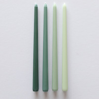 100 Farben Custom Mixed Color Long Pole Candle 4-teiliges Set; Paraffin Wax Blend Taper Candle für Hochzeiten und Partys