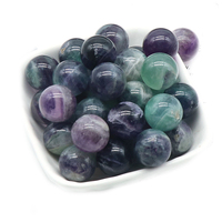 Boule de cristal naturelle Non poreuse de 16mm, ronde, en vrac, améthyste, Agate, obsidienne noire, boule de perles de pierre Non poreuse, bricolage