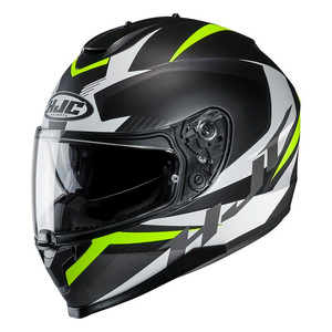 Casco Integrale per Moto HJC C70 Bianco Grigio Verde XS in Policarbonato - Product Image 1
