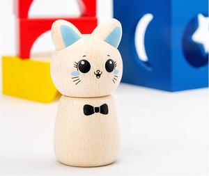 Il più nuovo <span class=keywords><strong>Puzzle</strong></span> a blocchi di legno Cute Kitten Adventures gioco di <span class=keywords><strong>Puzzle</strong></span> in età prescolare pensiero logico giocattoli Montessori per bambini 3 anni in su - Product Image 4