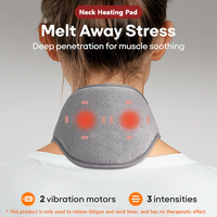 Coussin chauffant pour le cou sans fil, enveloppant et chauffant, alimenté par USB, avec 3 niveaux de chaleur, arrêt automatique et protection contre la surchauffe